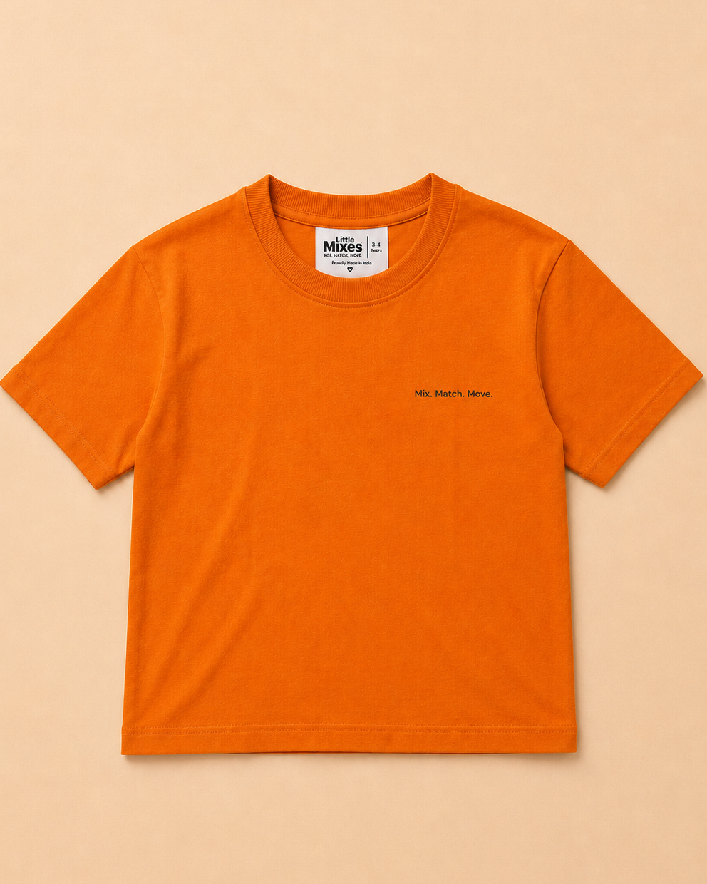 π Tangerine Orange Oversized T-Shirt