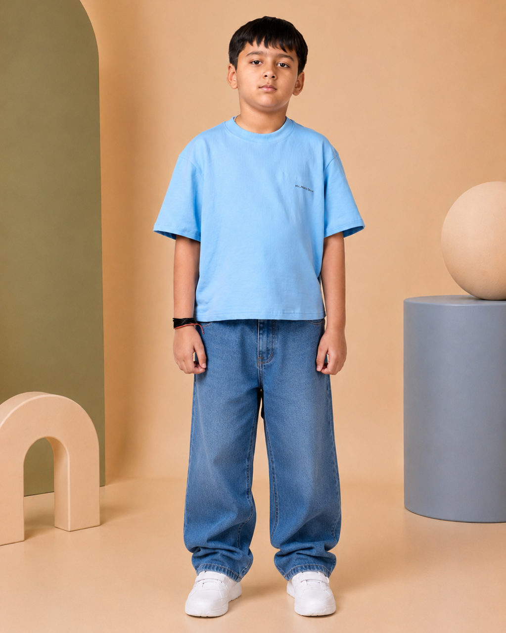 🩵 Powder Blue Oversized T-Shirt