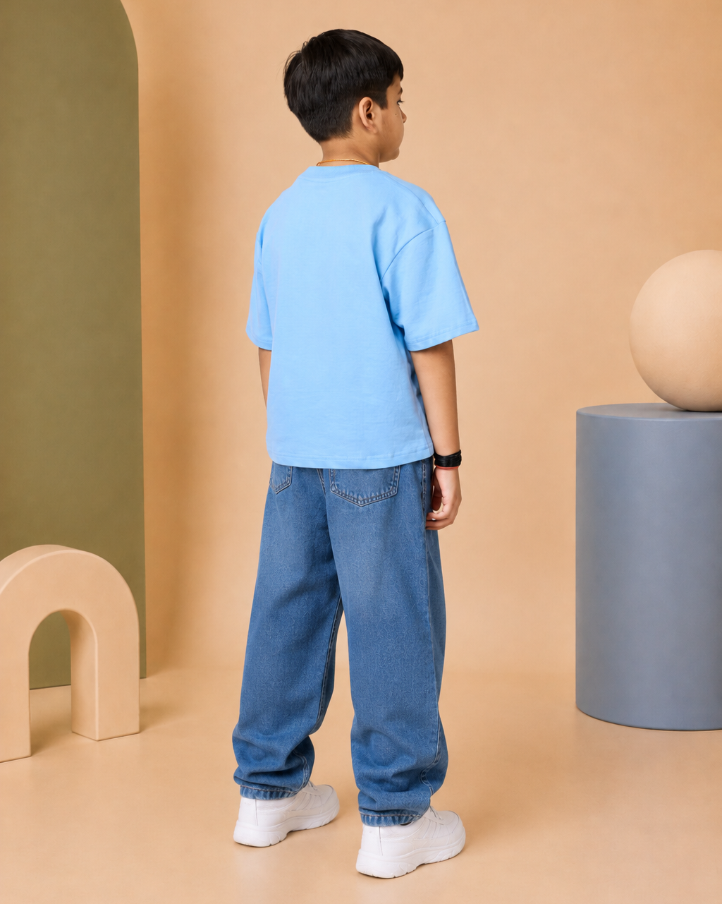 🩵 Powder Blue Oversized T-Shirt